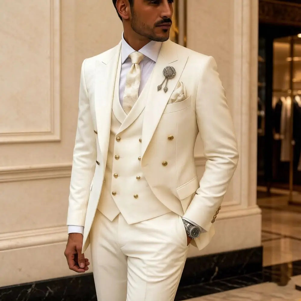 Smoking Homme 3 Pièces Luxe – CLEVI Paris