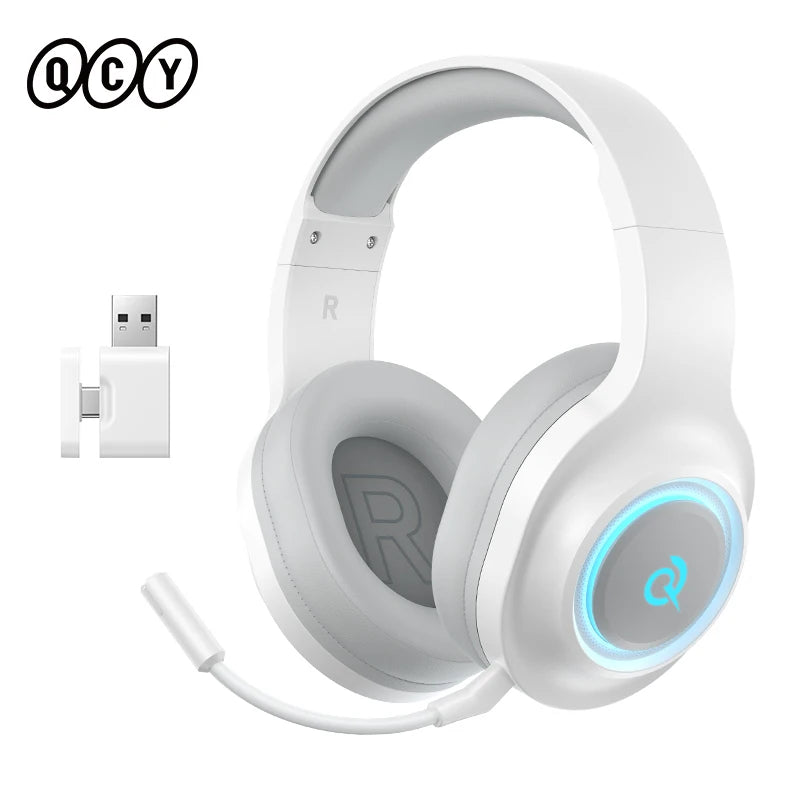 Casque Gaming QCY Heroad V200 Bluetooth 6.0 RGB 240h – CLEVI Paris