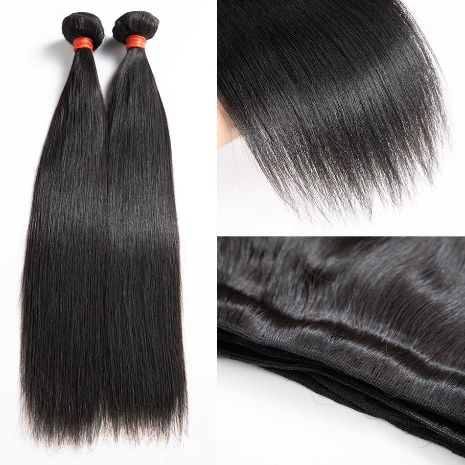 Extensions Bone Straight Virgin Hair Burmese Noir Naturel – CLEVI Paris