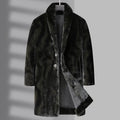 Manteau long homme aspect fourrure – CLEVI Paris