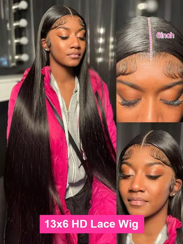 Perruque Straight Glueless Wig Cheveux Humains 4x4 5x5 13x4 13x6 – CLEVI Paris