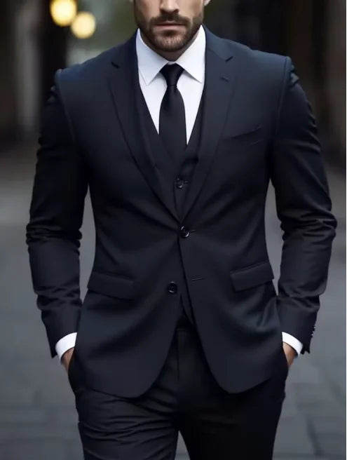 Costume homme 3 pièces, blazer et gilet – CLEVI Paris