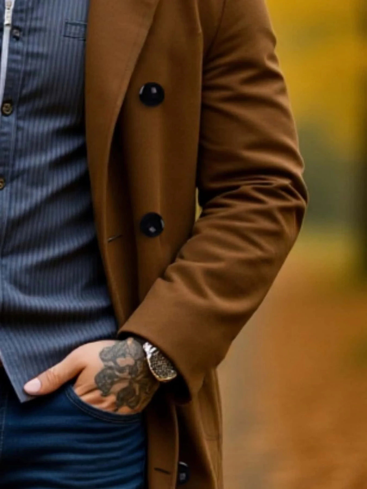 Pardessus Homme Double Boutonnage – CLEVI Paris
