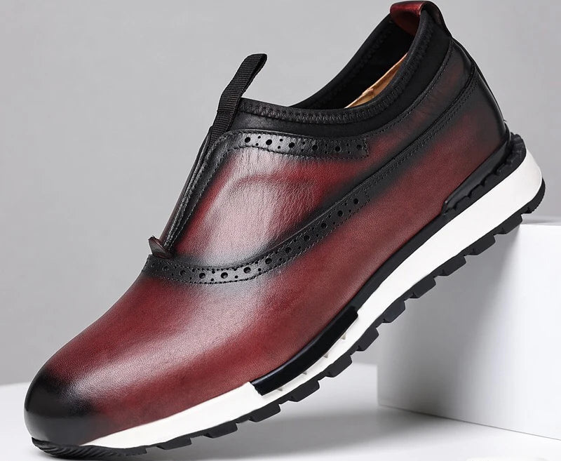 Sneakers Oxford Cuir Suède Homme – CLEVI Paris