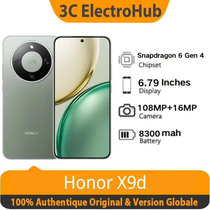 Smartphone HONOR X9d 12/256 Go – CLEVI Paris