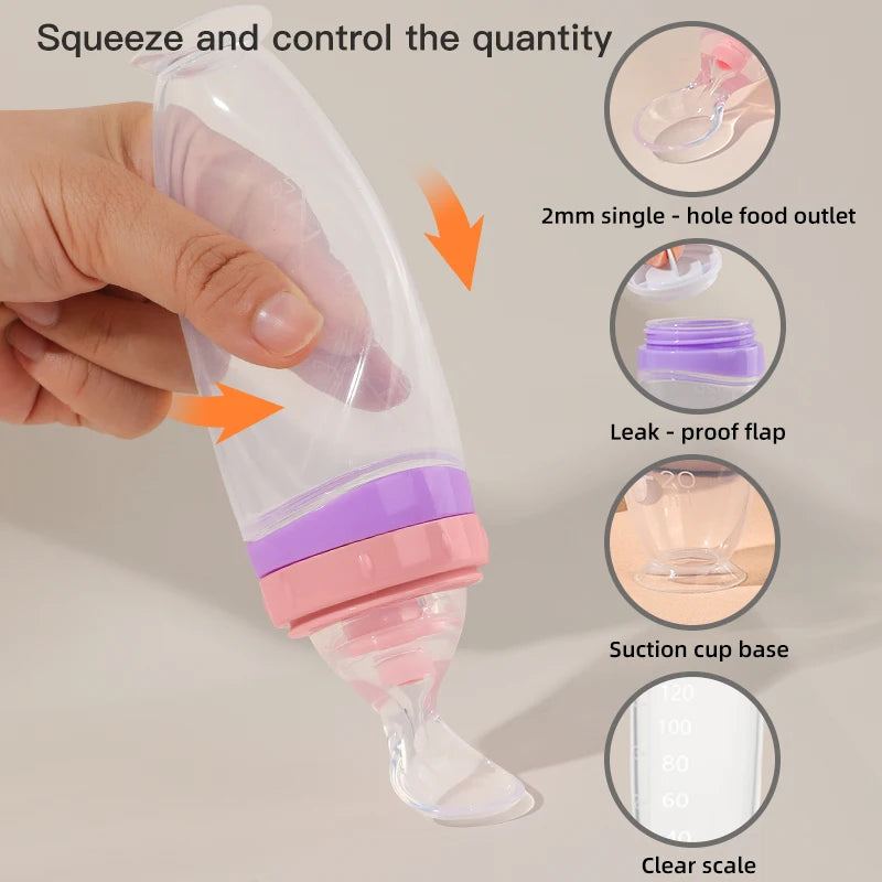 Cuillère avec réservoir bébé 120 ml – CLEVI Paris