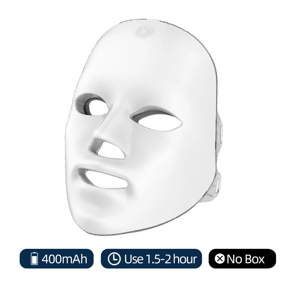 Masque facial LED 7 couleurs USB-C – CLEVI Paris