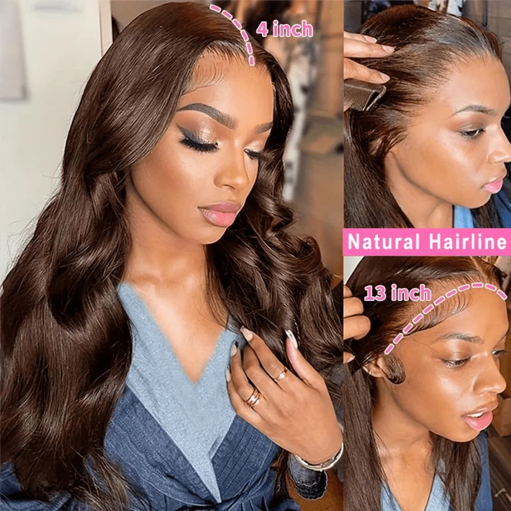 Perruque Body Wave HD Lace 13x4 13x6 Cheveux Humains – CLEVI Paris