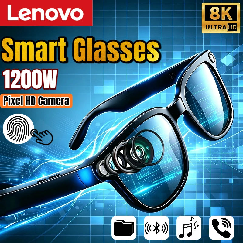 Lunettes Connectées Lenovo D11 IA 4K FOV 120° MR Holographique Gestes OIS Télécommande Tactile Traducteur – CLEVI Paris