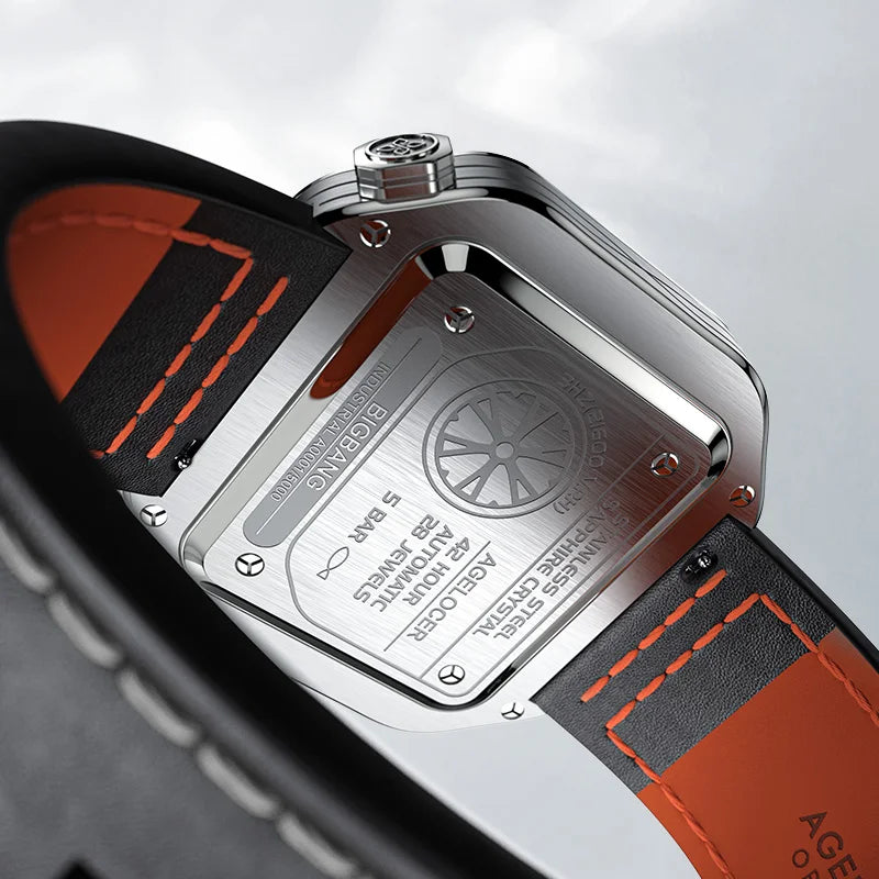Montre Homme Automatique Squelette Racing Agelocer – CLEVI Paris