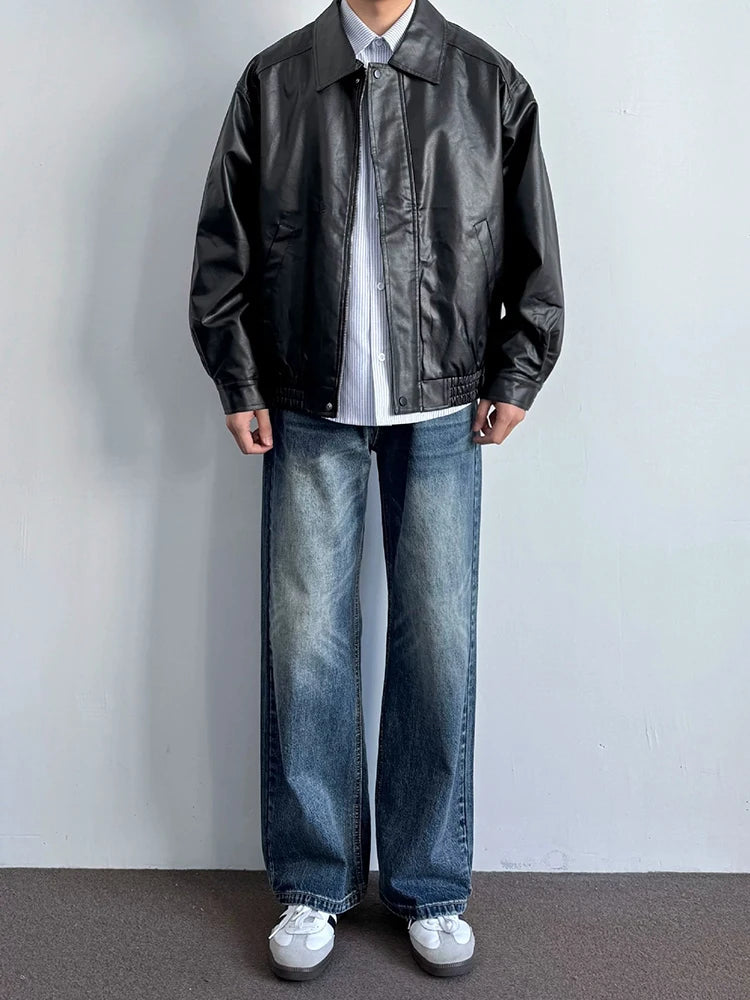 Veste homme boutonnée à col rabattu – CLEVI Paris