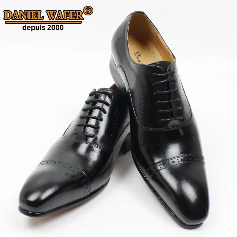 Chaussures Oxford en cuir à lacets – CLEVI Paris