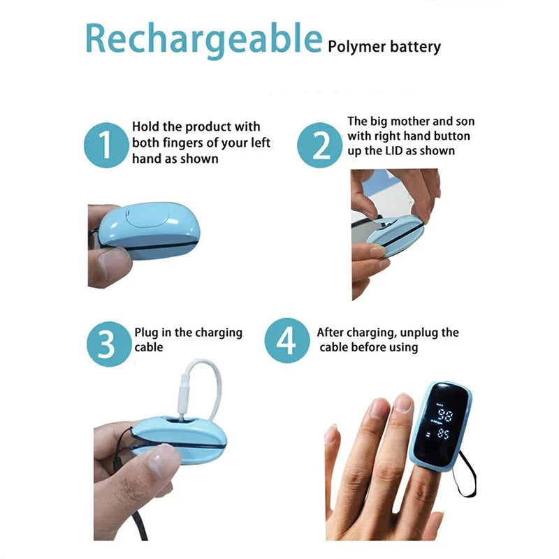 Oxyмètre Doigt Justlang LED Rechargeable SpO2 – CLEVI Paris