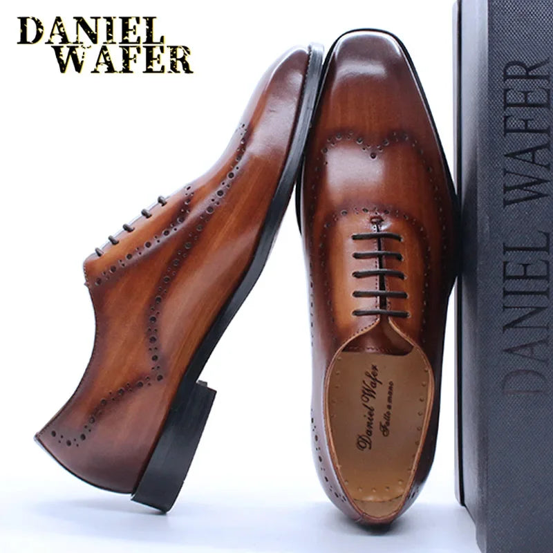 Richelieus Oxford en cuir à lacets – CLEVI Paris