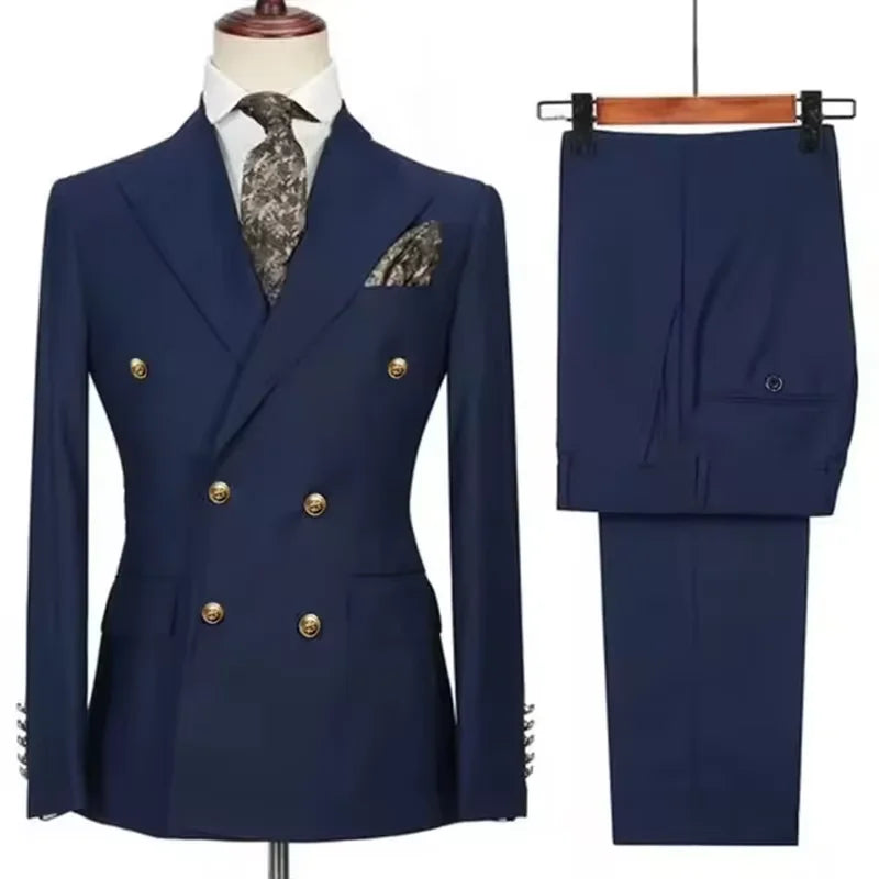 Costume homme 2 pièces, double boutonnage – CLEVI Paris