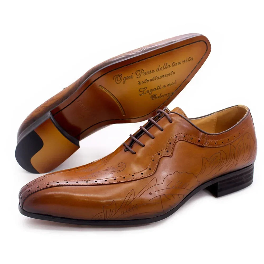 Chaussures Oxford homme en cuir de vache – CLEVI Paris