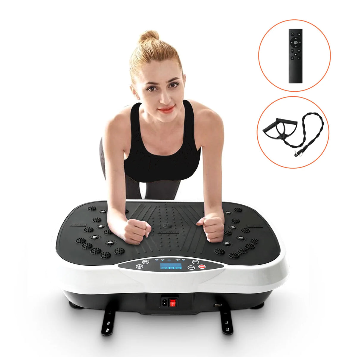 Plateforme vibrante 99 niveaux avec bandes – CLEVI Paris
