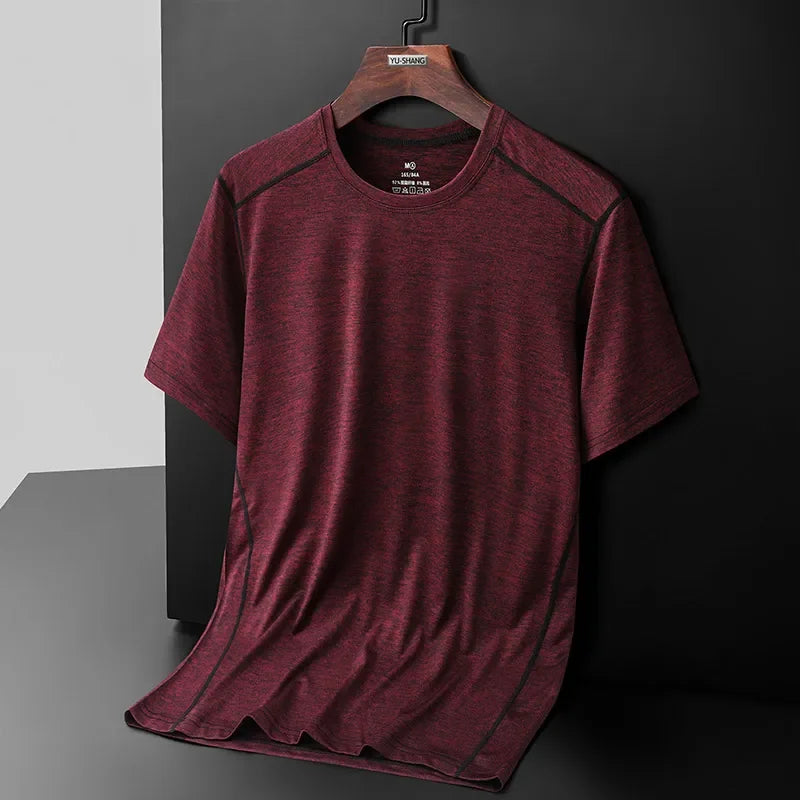 T-Shirt Unisexe Respirant Élastique Rayures Sport Camping Casual Été Grande Taille M-8XL – CLEVI Paris