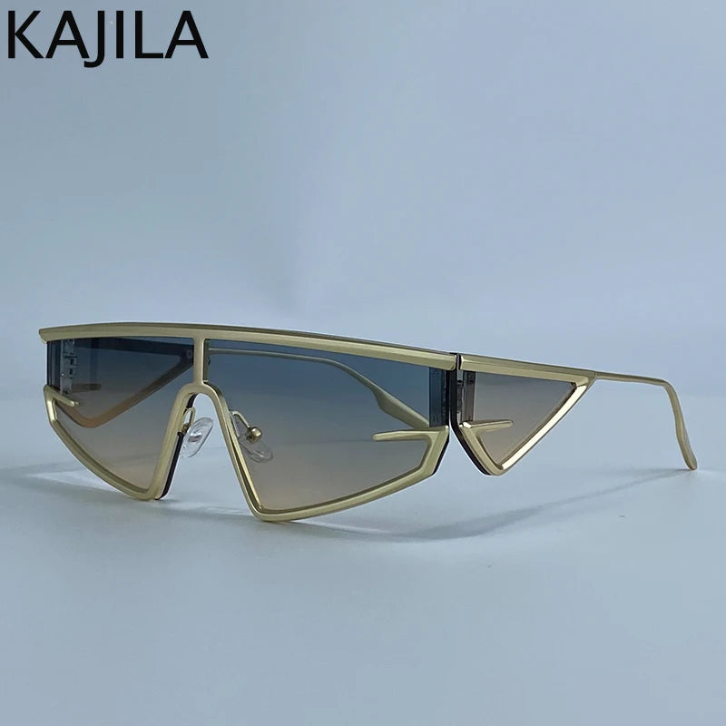 Lunettes de Soleil Shield Y2K Punk Steampunk Cyclisme UV400 Unisexe – CLEVI Paris