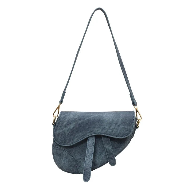 Sac bandoulière femme forme selle – CLEVI Paris