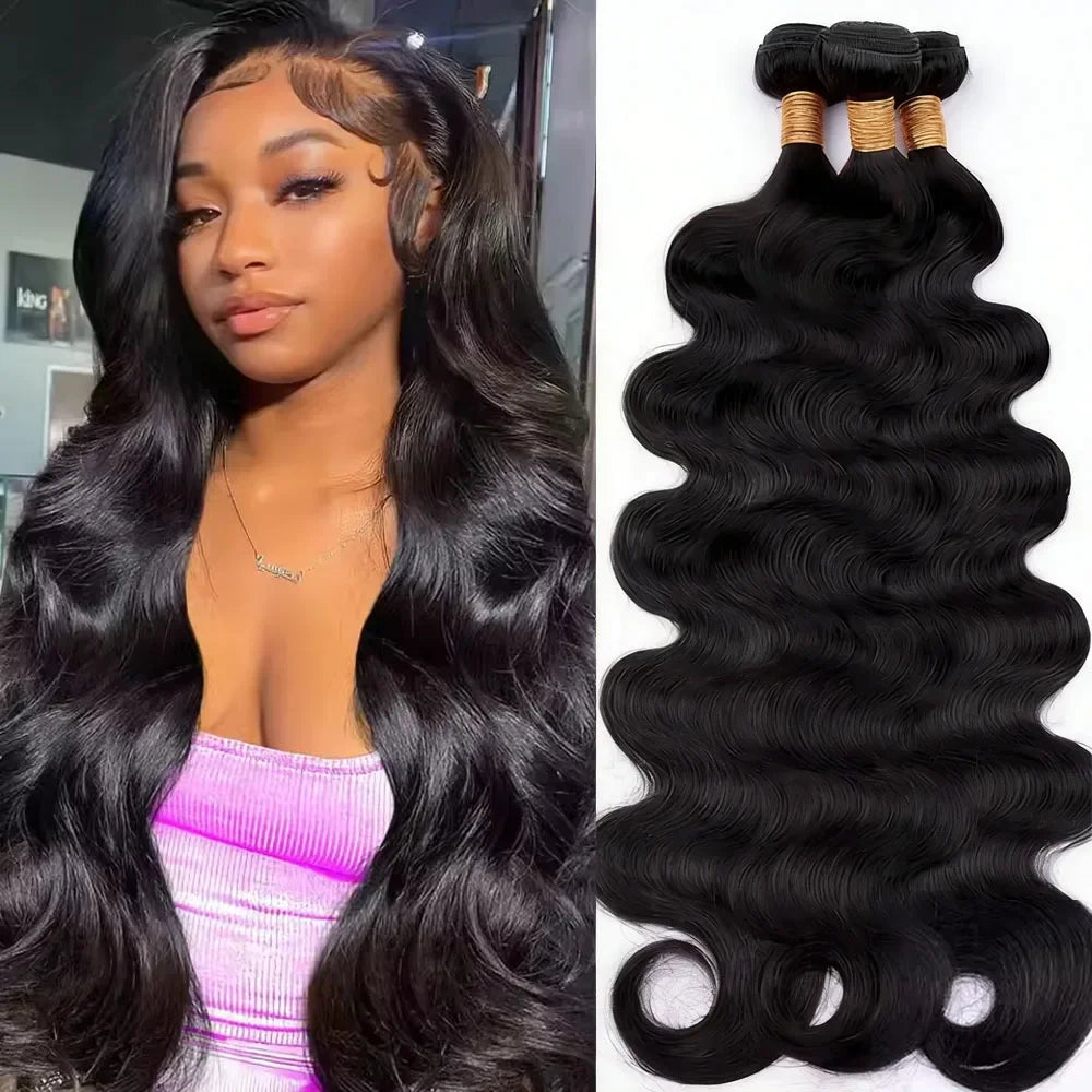 Extensions Body Wave Cheveux Naturels Brésiliens – CLEVI Paris