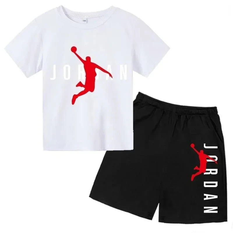 Ensemble enfant T-shirt et short en coton – CLEVI Paris