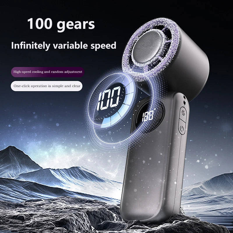 Mini ventilateur pliable rechargeable USB-C – CLEVI Paris