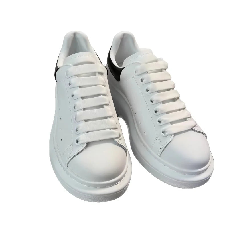 Sneakers Femme Semelle Épaisse Rehaussante Talon Noir Casual – CLEVI Paris