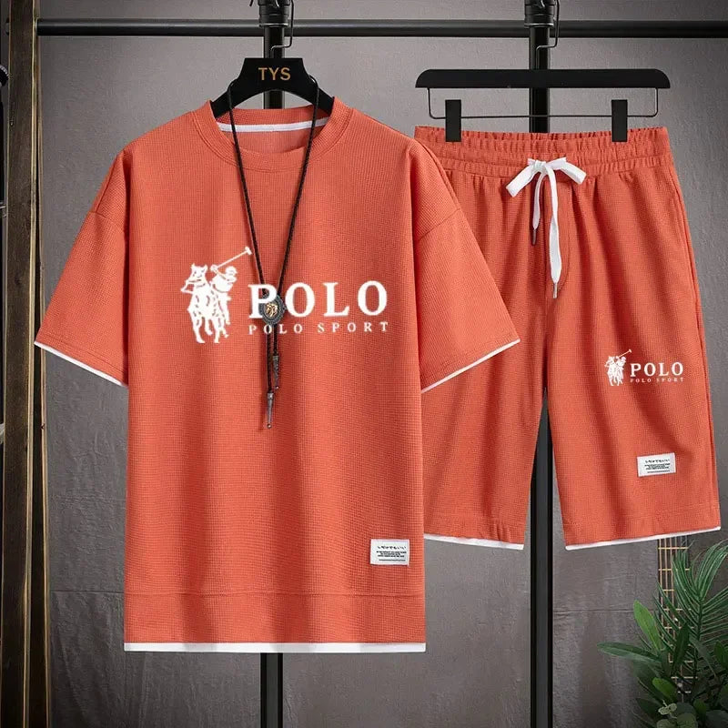 Ensemble Sport Homme T-Shirt + Short Jogging Été – CLEVI Paris