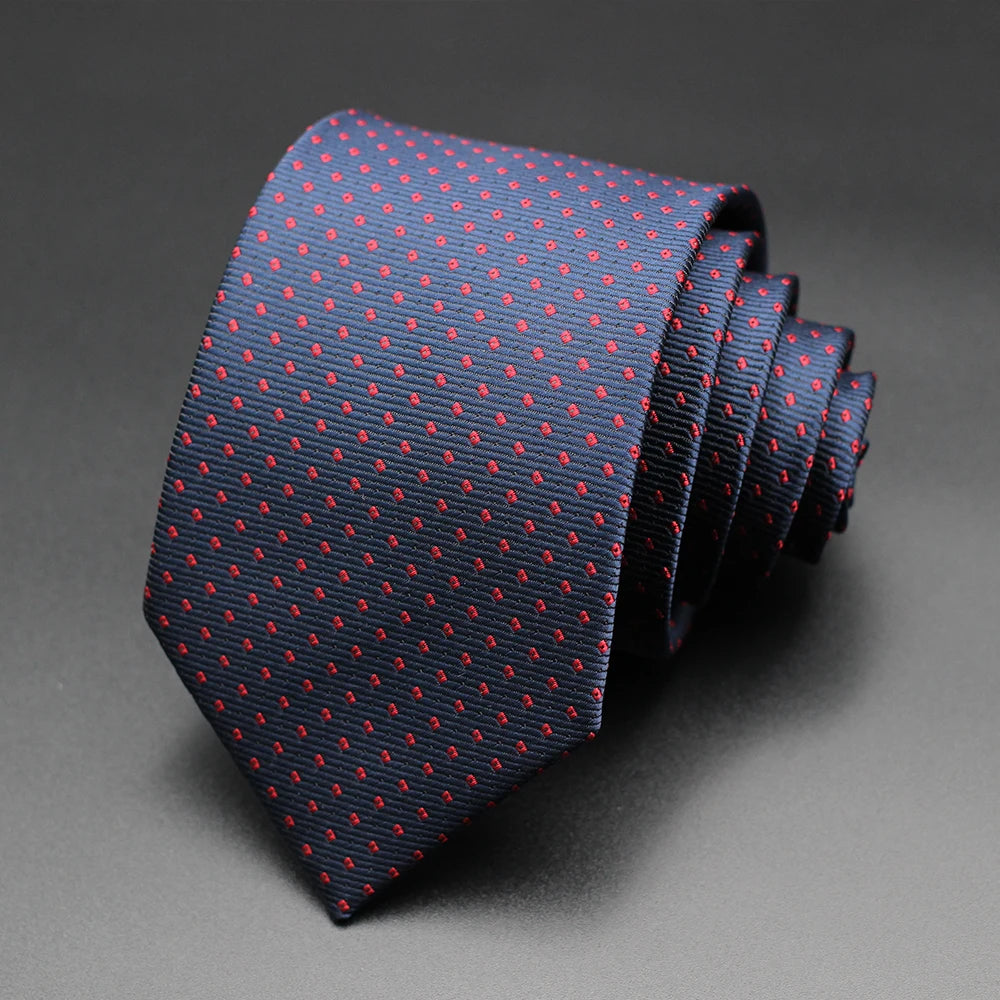 Cravate homme à pois, style élégant – CLEVI Paris