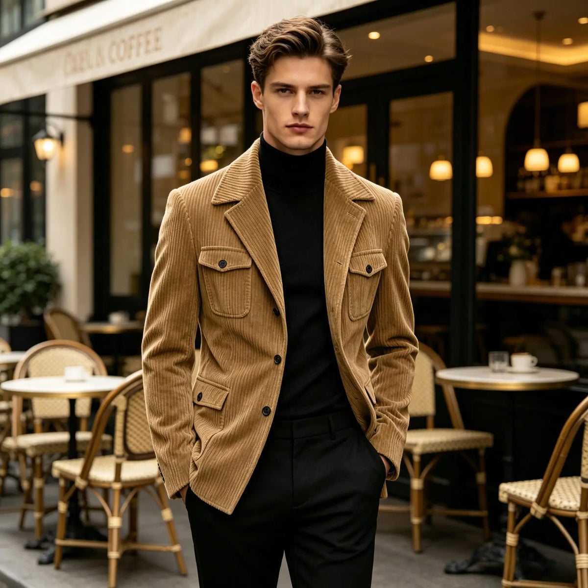 Blazer velours côtelé homme – CLEVI Paris