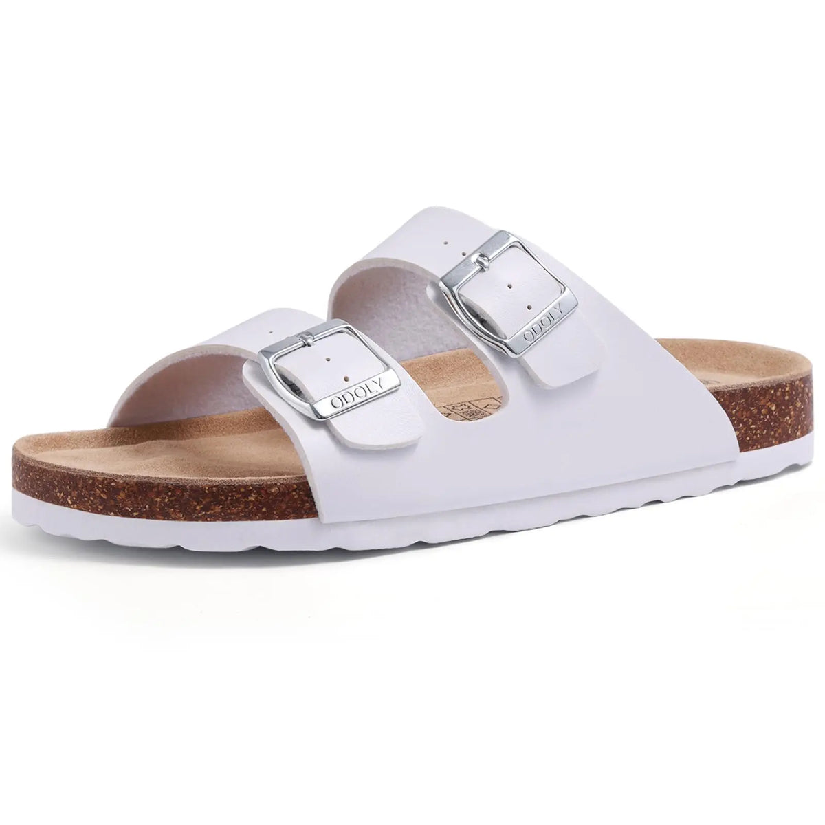 Sandales femme à double boucle – CLEVI Paris