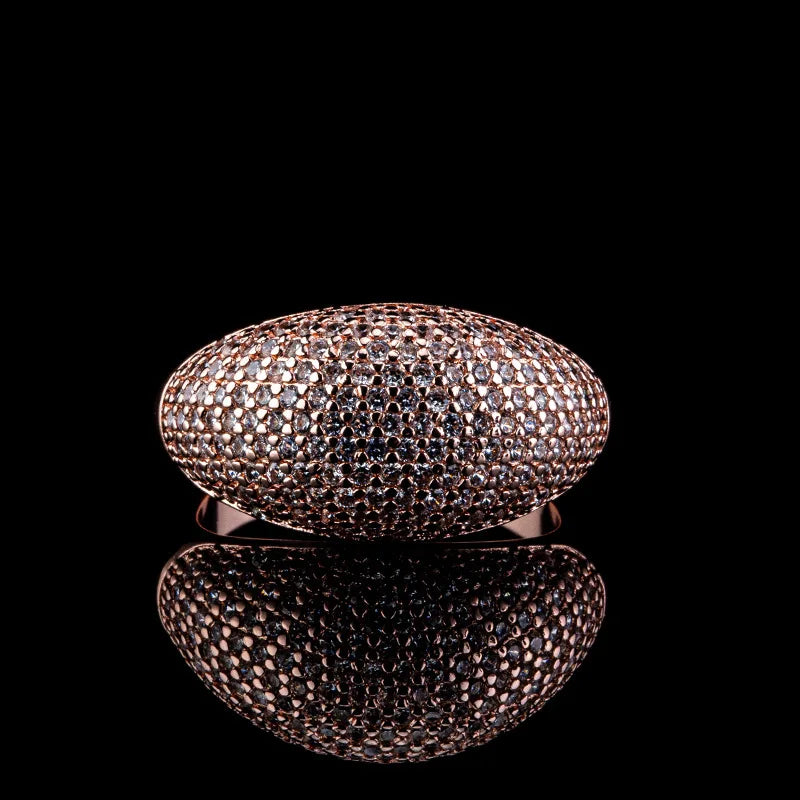 Bague Femme Zircon Placage Argent – CLEVI Paris