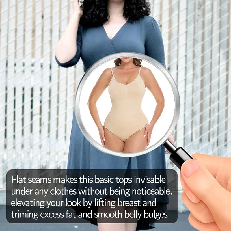 Body Gainant Sculptant Femme Bretelles Réglables Contrôle Ferme – CLEVI Paris