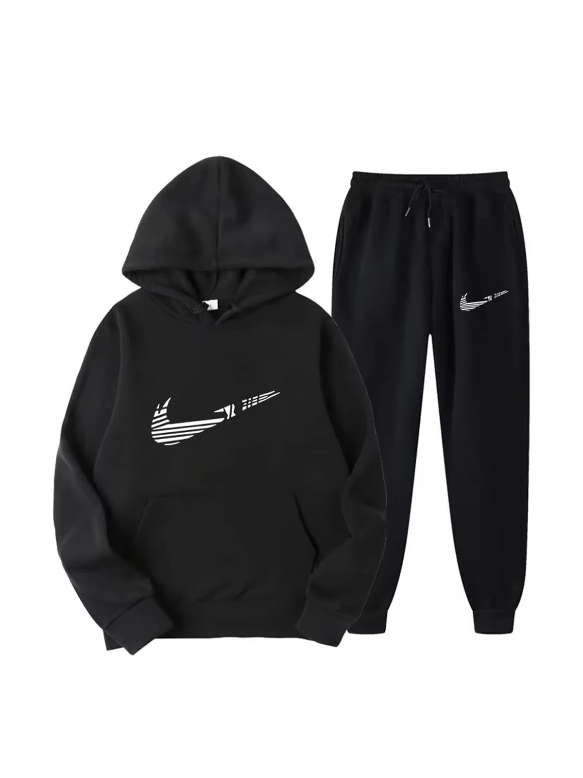 Survêtement unisexe sweat à capuche et pantalon – CLEVI Paris