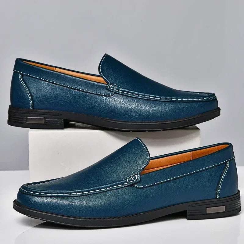 Mocassins Cuir Slip-On Homme Élégants – CLEVI Paris