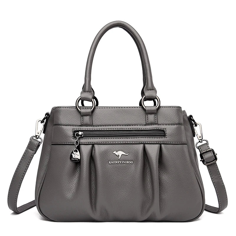 Sac fourre-tout femme à poches zippées – CLEVI Paris
