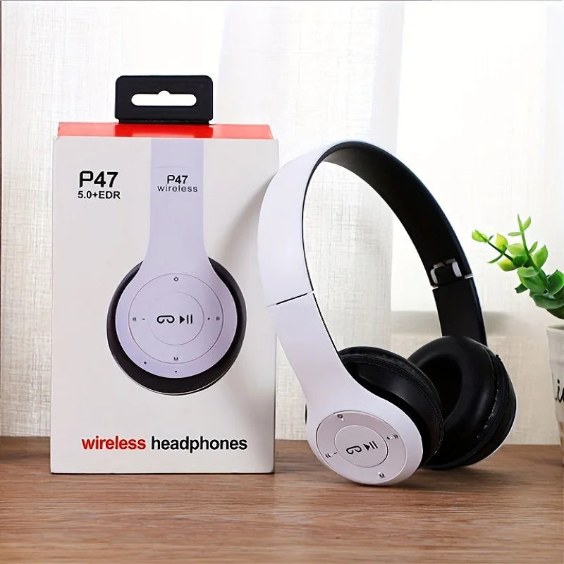 Casque Bluetooth P47 Circum-Auriculaire Pliable Sport Gaming – CLEVI Paris