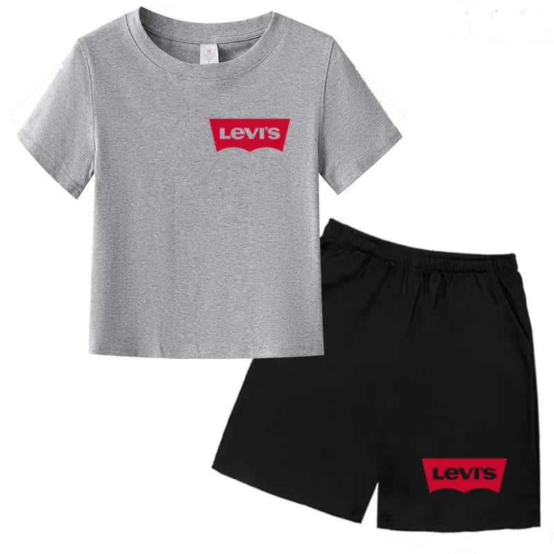 Ensemble enfant t-shirt et short imprimé – CLEVI Paris