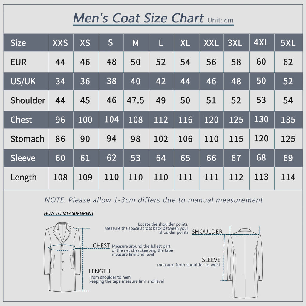 Manteau long homme laine et coton – CLEVI Paris