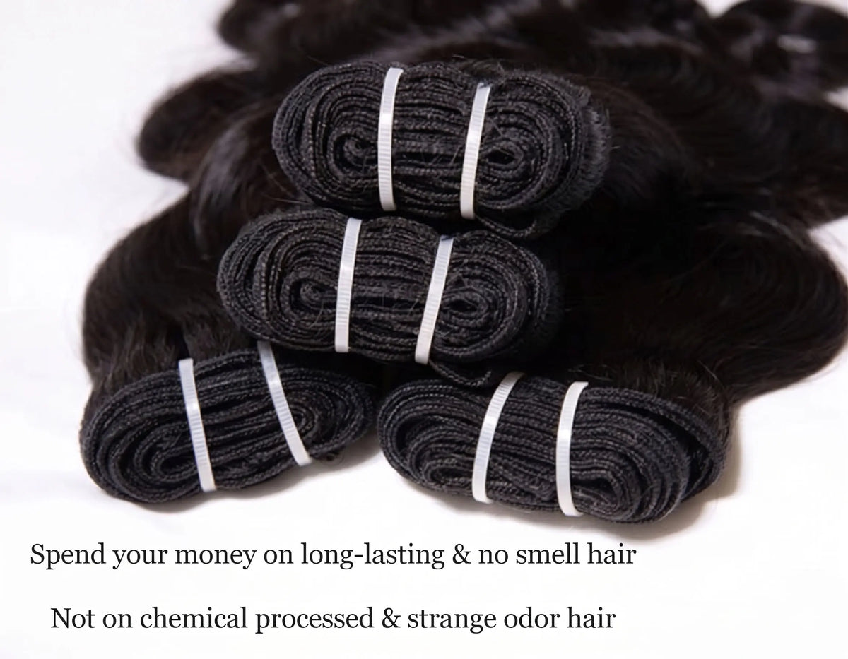 Mèches Straight & Body Wave 100% Remy Hair Brésilien 10A 1/2/3/4 Bundles 14-34 Pouces – CLEVI Paris