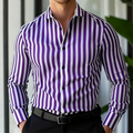 Chemise rayée élégante homme – CLEVI Paris