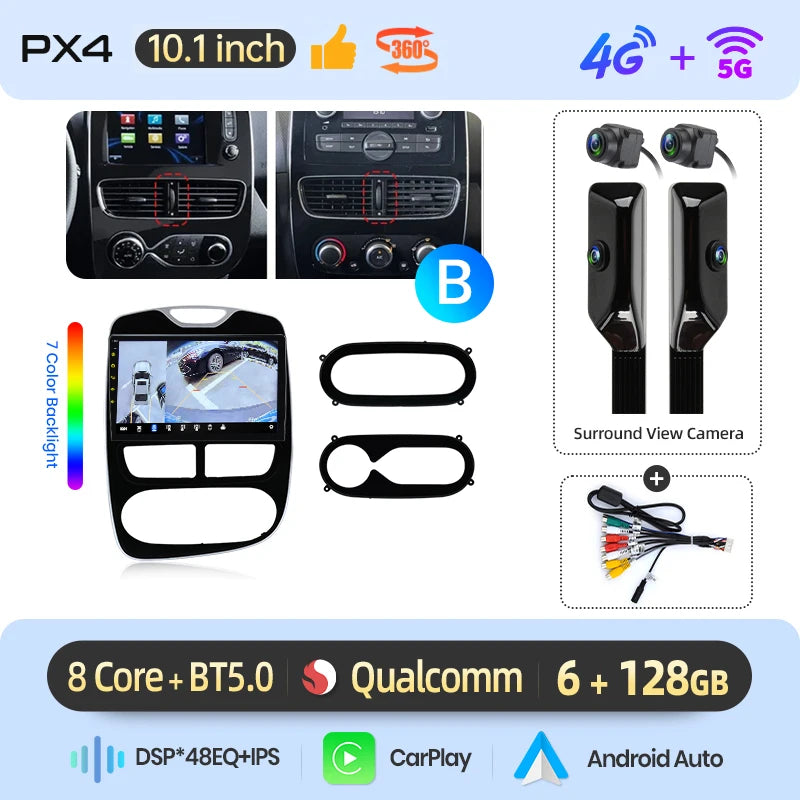 Autoradio AWESAFE Clio 4 CarPlay 2012–2019 – CLEVI Paris