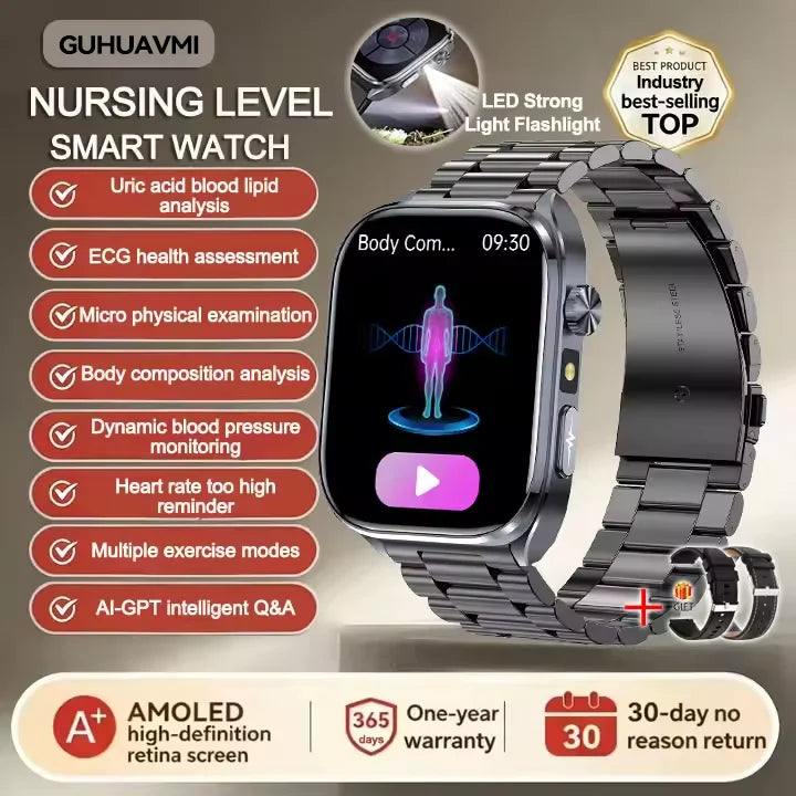 Montre KAVSUMI ET572 AMOLED 2″ Bluetooth – CLEVI Paris