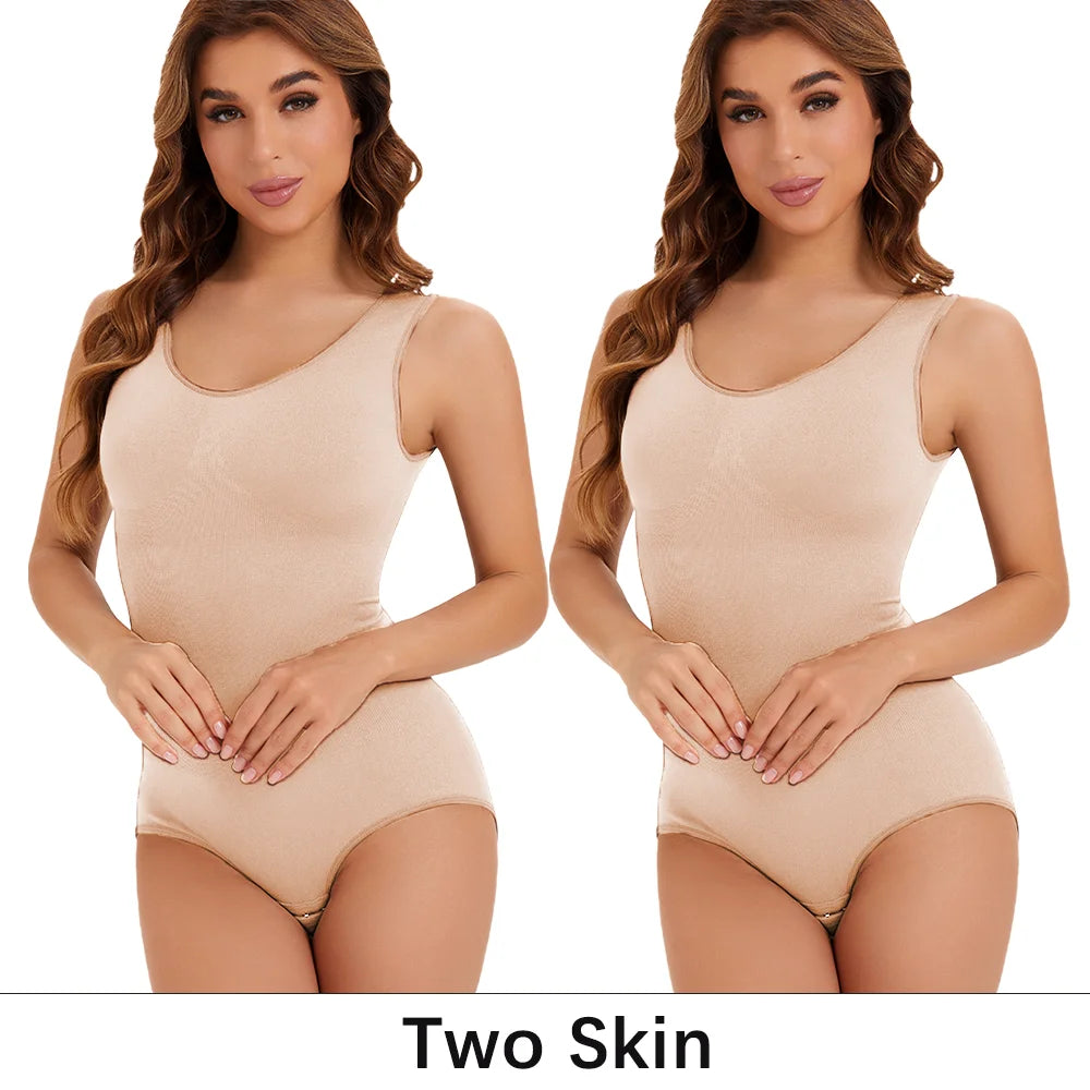Lot 2 Pcs Gaine Gainante Femme Bodysuit Sculptant Corset Contrôle Ventre Culotte Amincissante Sans Armature S-XXL – CLEVI Paris