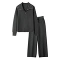 Ensemble homme cachemire col haut zippé – CLEVI Paris