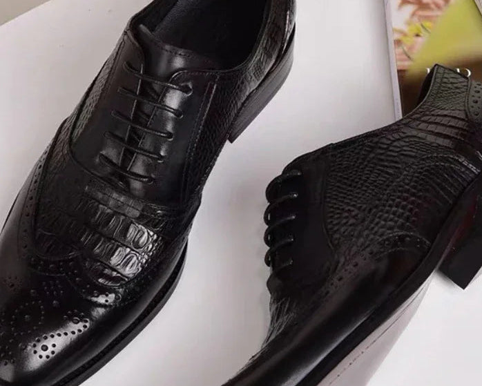 Chaussures Oxford homme en similicuir – CLEVI Paris
