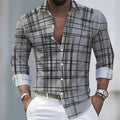 Chemise Homme Rayée à Manches Longues – CLEVI Paris