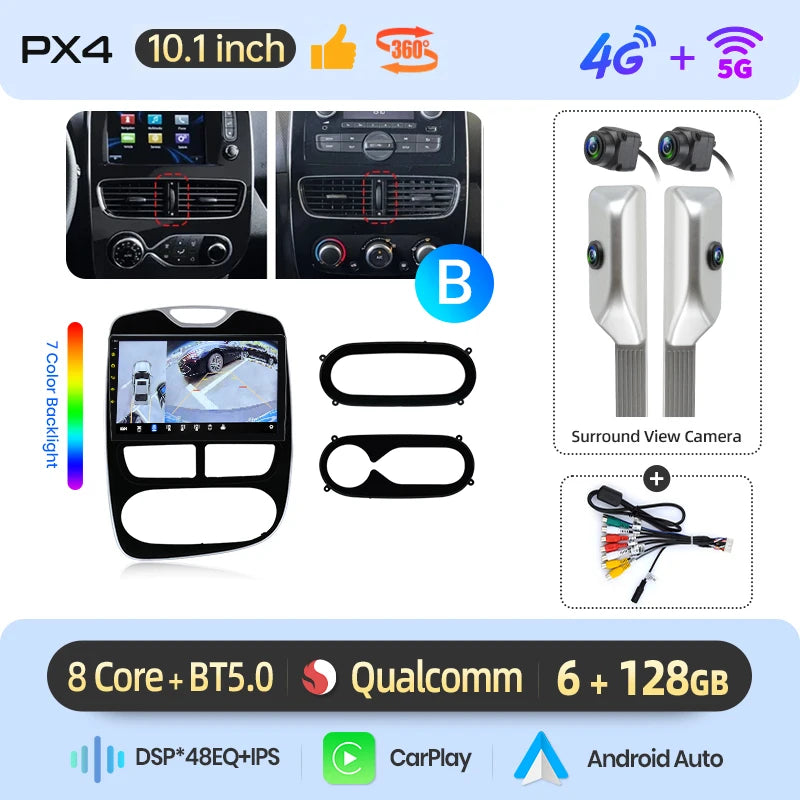 Autoradio AWESAFE Clio 4 CarPlay 2012–2019 – CLEVI Paris