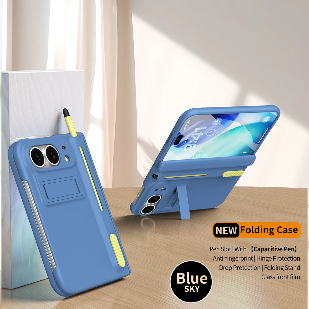 Étui iPhone Duo avec support et charnière – CLEVI Paris